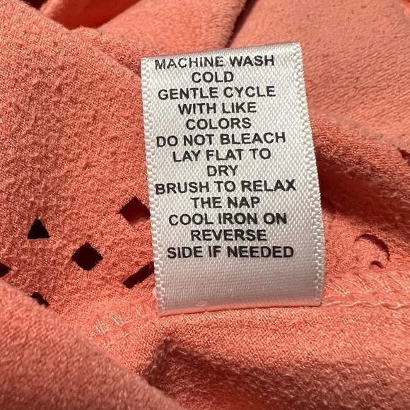 CATO Peach Tank Top w/ Scalloped Hem (Sz XL) - Picture 8 of 10